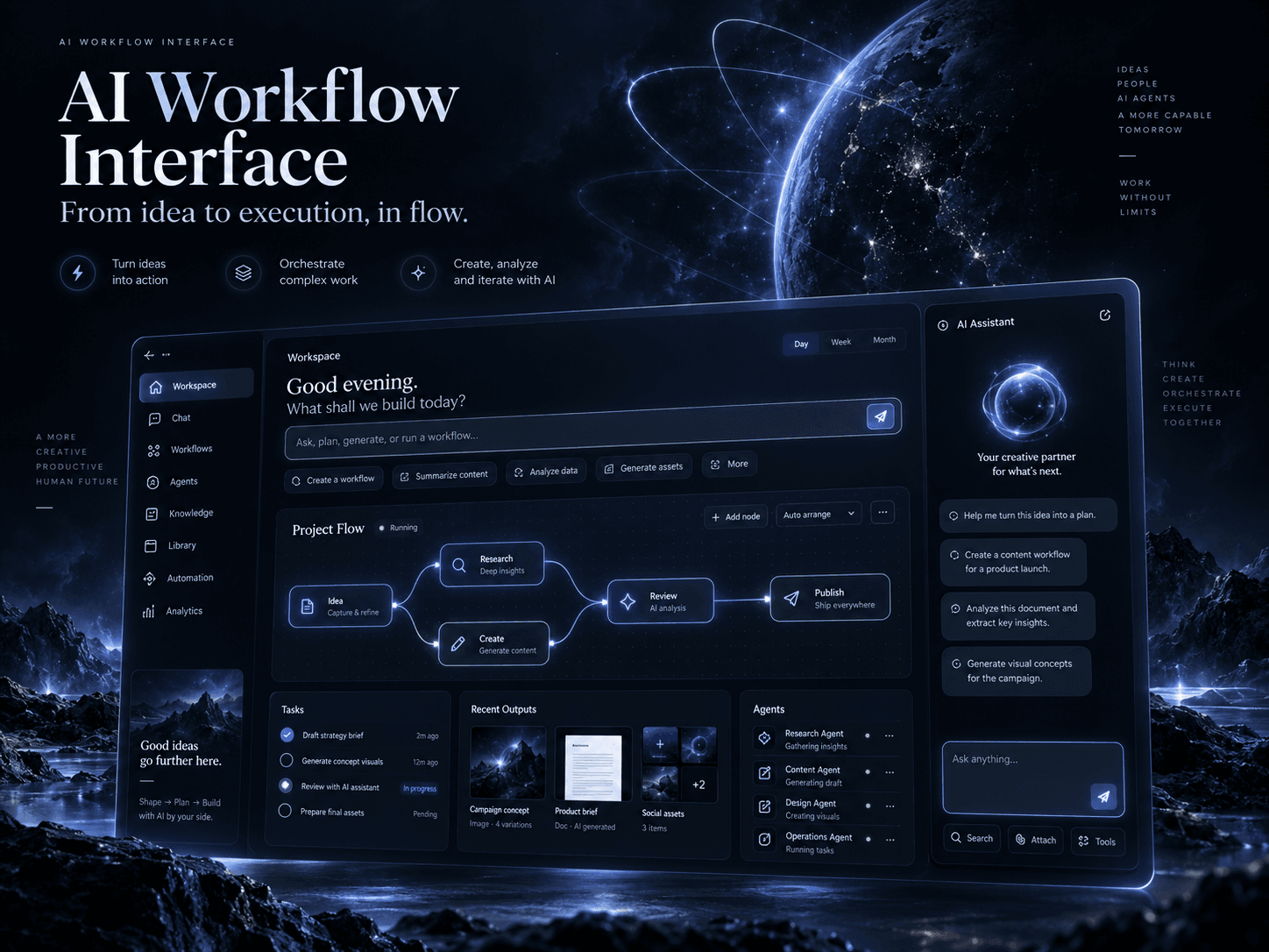 AI Workflow Interface